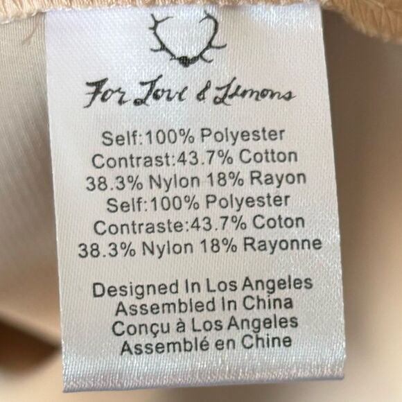 For Love and Lemons Alexa Mini Black Dress Sheer Lace Size XS - Picture 11 of 11